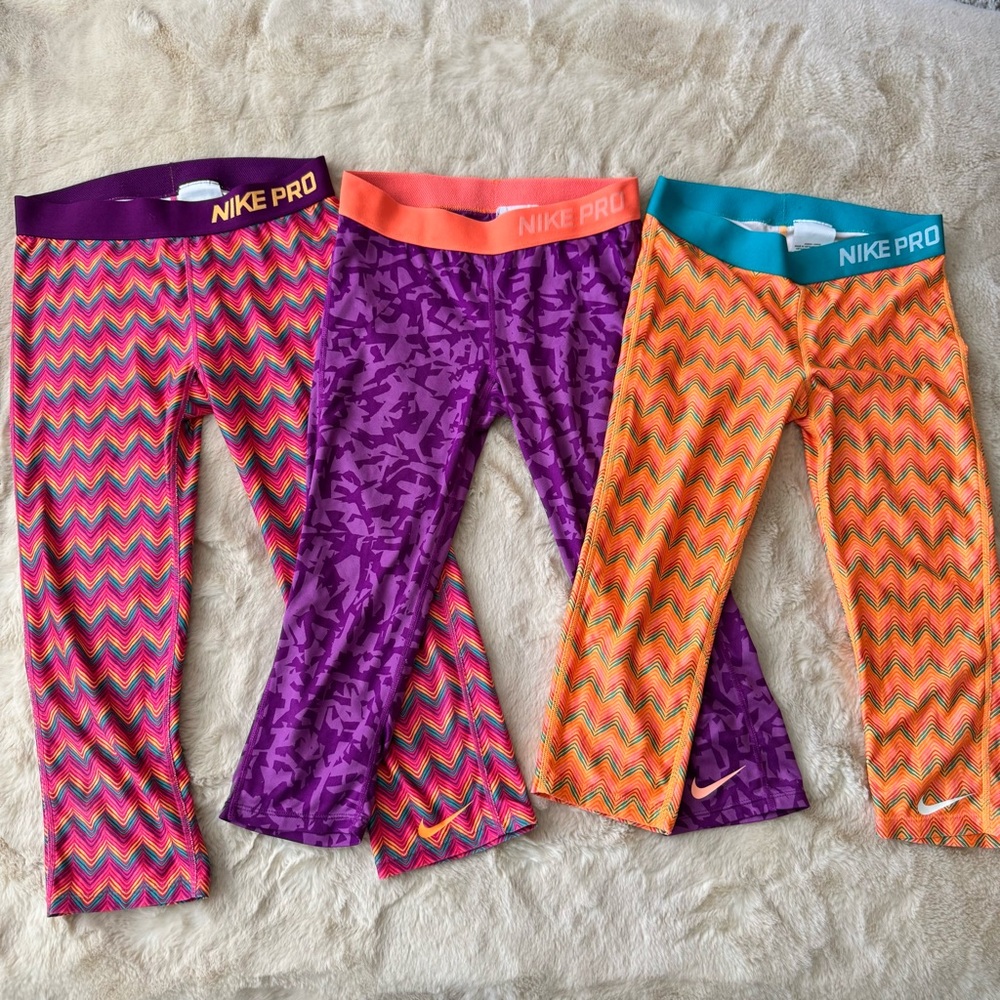Nike Pro Leggings Bundle of 3